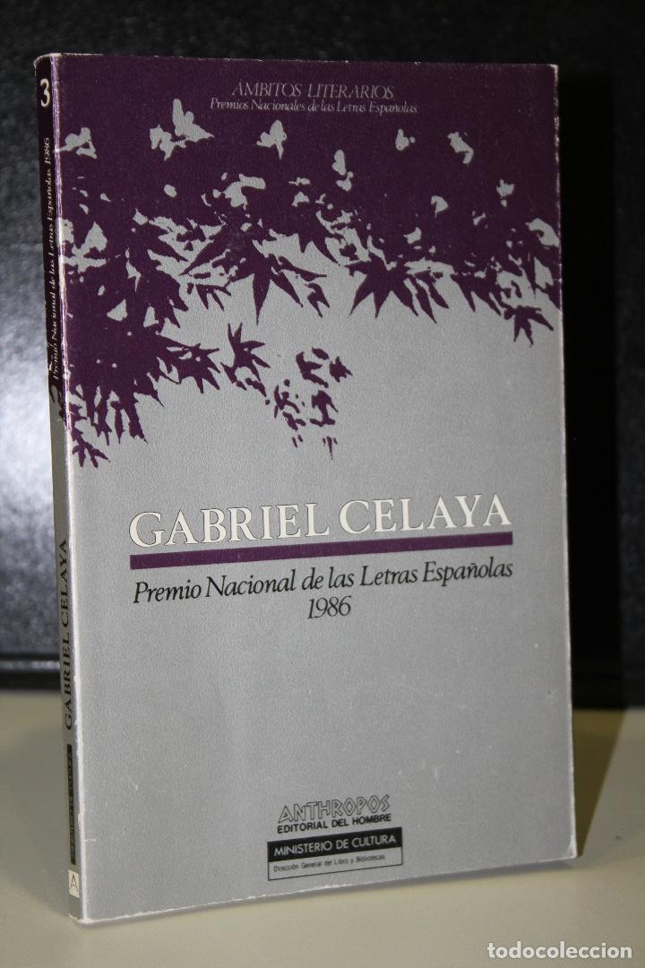 Libros: Gabriel Celaya. Premio Nacional de las Letras Espa&ntilde;olas 1986. - - Foto 1