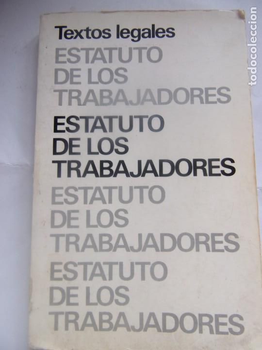 Libros: ESTATUTO DE LOS TRABAJADORES -TEXTOS LEGALES- - Foto 1