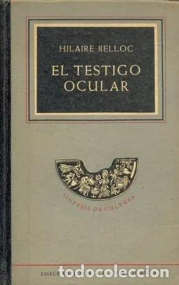 Libros: Hilaire Belloc - El testigo ocular - Foto 1