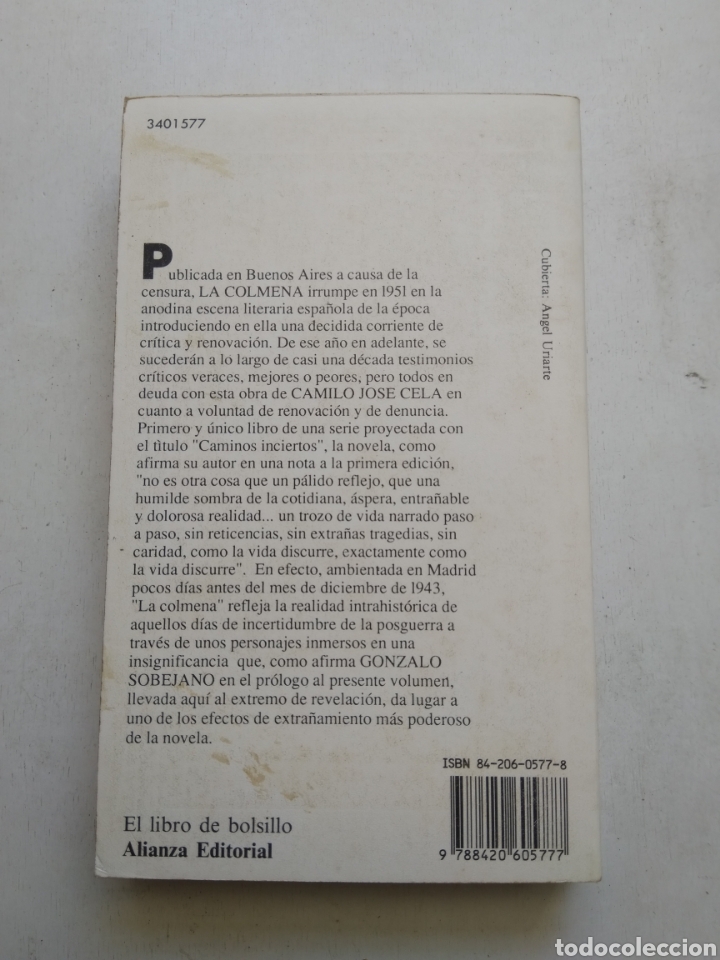Libros: LA COLMENA/CAMILO JOS&Eacute; CELA - Foto 2