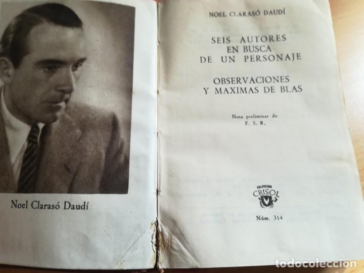 Libros: CRISOL 314 M&Aacute;XIMAS DE BLAS.NOEL CLARASO 1951 - Foto 2