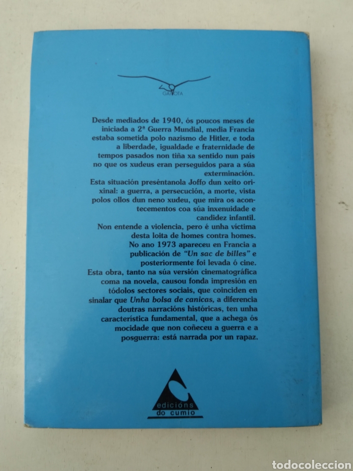 Libros: UNHA BOLSA DE CANICAS/JOSEPH JOFFO - Foto 3