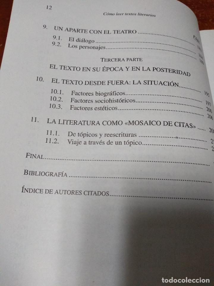 Libros: C&Oacute;MO LEER TEXTOS LITERARIOS. EL EQUIPAJE DEL LECTOR - MOREIRO, JULI&Aacute;N - Foto 2