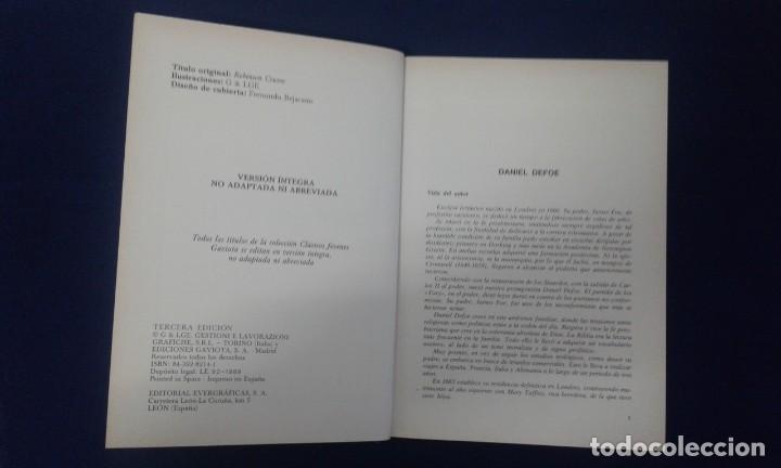 Libros: ROBINSON CRUSOEI, DANIEL DEFOE, EDICIONES GAVIOTA S.A. - Foto 2