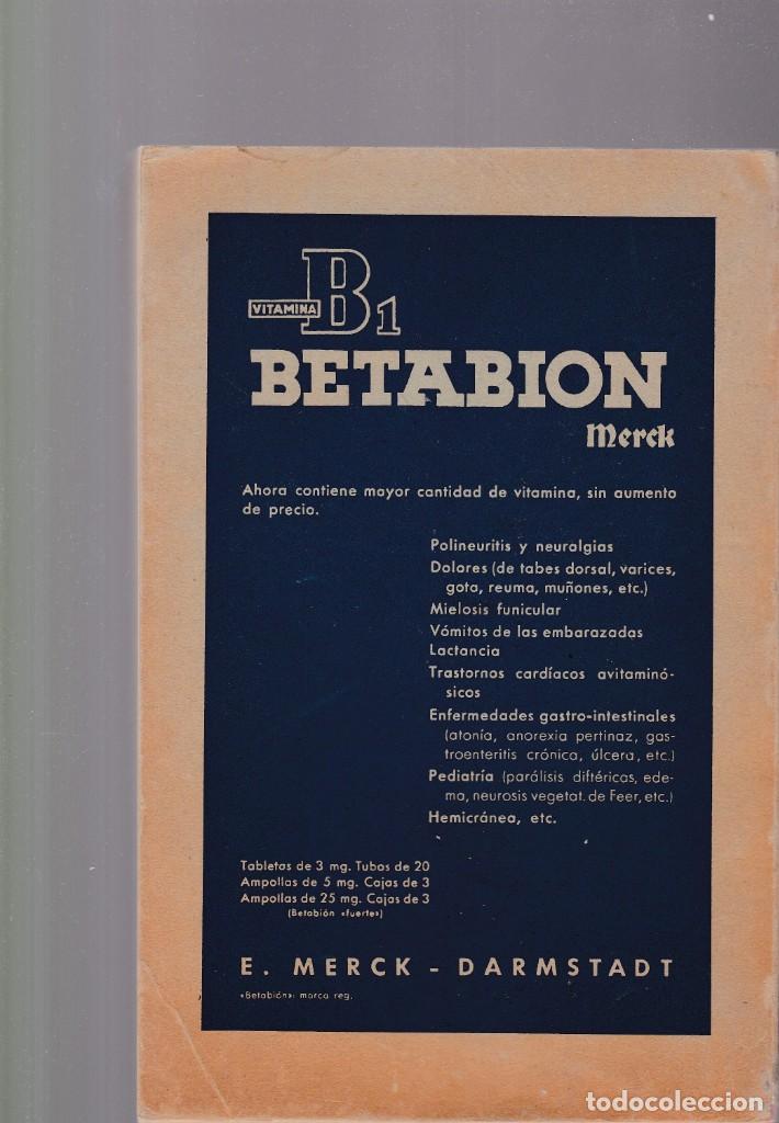 Libros: ANALES E.MERCK - EDICION ESPA&Ntilde;OLA 1941 - Foto 3