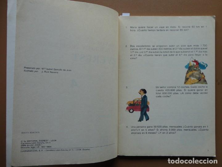 Libros: NUEVOS EJERCICIOS Y PROBLEMAS Everest n&ordm;-4 1984 - Foto 3