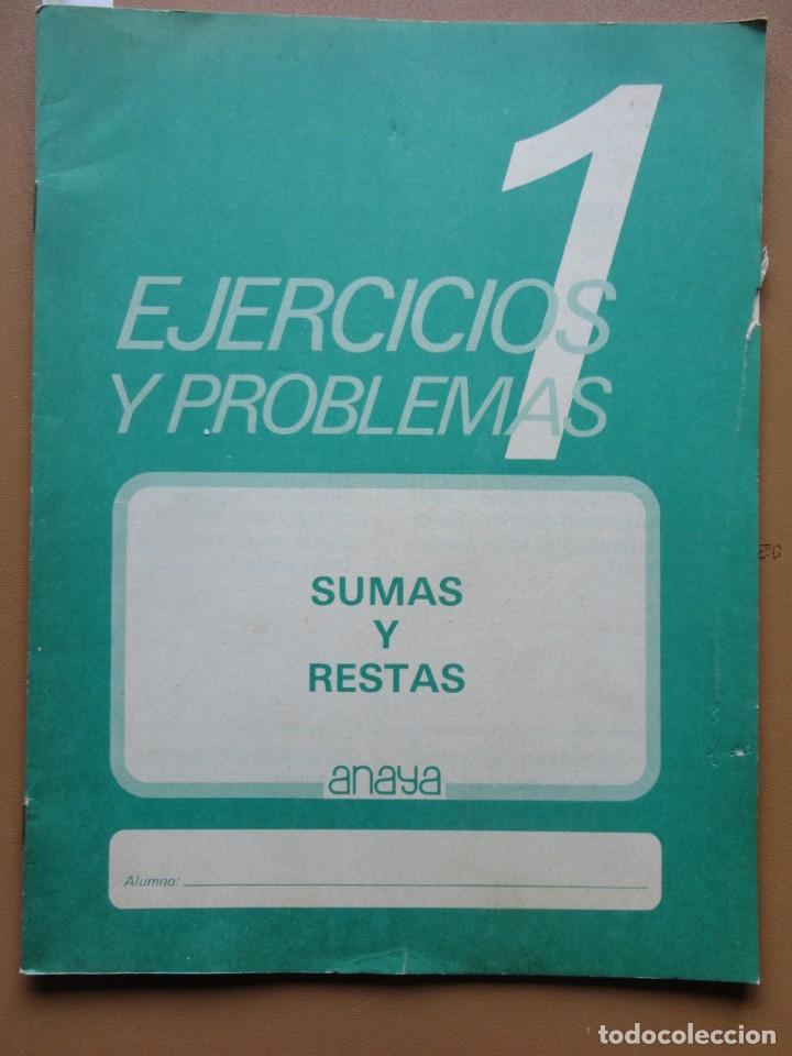 Libros: EJERCICIOS Y PROBLEMAS 1-2 Anaya 1983 - Foto 1