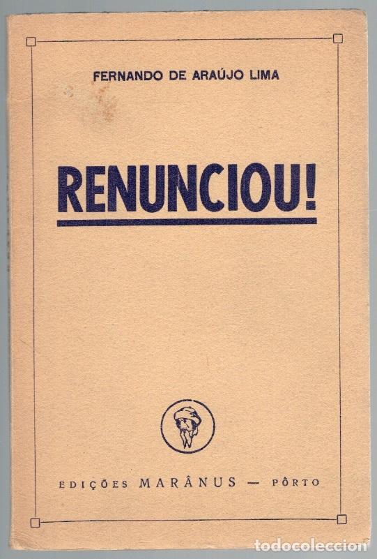 B&uuml;cher: RENUNCIOU! - Fernando de Ara&uacute;jo Lima