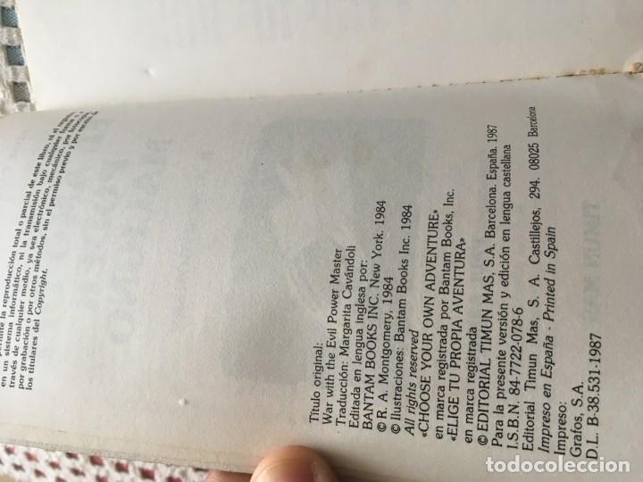 Libros: EL AMO DEL PODER MALIGNO MONTGOMERY TIMUN MAS 1987 LIBRO KREATEN - Foto 5