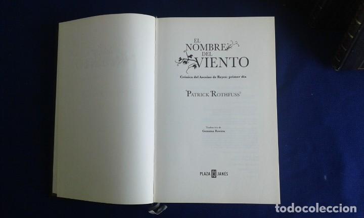 Libros: EL NOMBRE DEL VIENTO, PATRICK ROTHFUSS, PLAZA & JANES - Foto 2