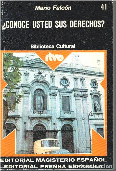 Libros: &iquest;CONOCE USTED SUS DERECHOS? - Mario Falc&oacute;n - Foto 1