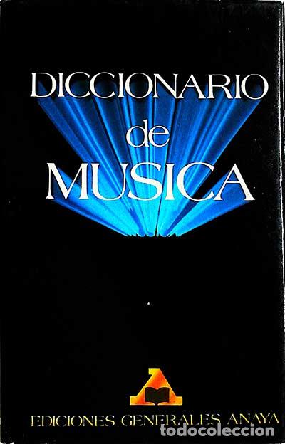 Libros: Diccionario de m&uacute;sica - VVAA - Foto 1