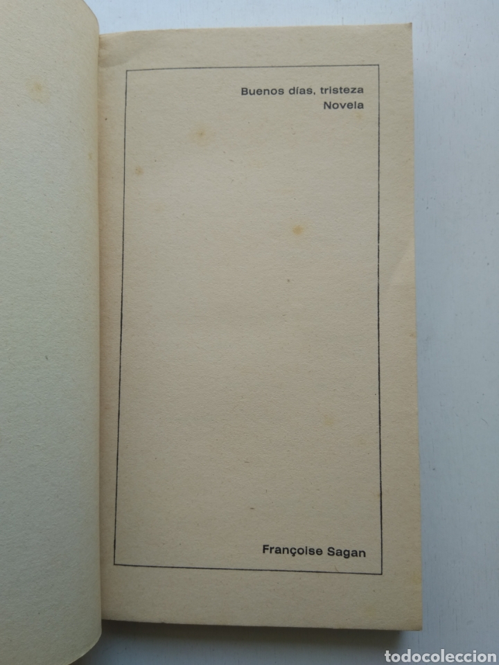 Libros: BUENOS D&Iacute;AS TRISTEZA/FRAN&Ccedil;OISE SAGAN - Foto 2