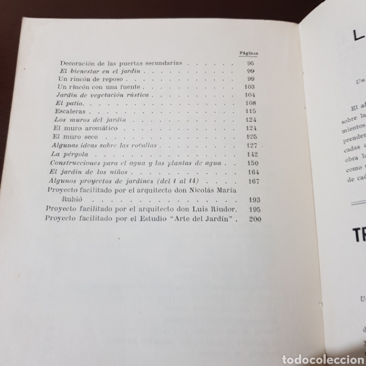 Libros: PROYECTOS DE JARDINES 1953 NOEL CLARASO - Foto 6