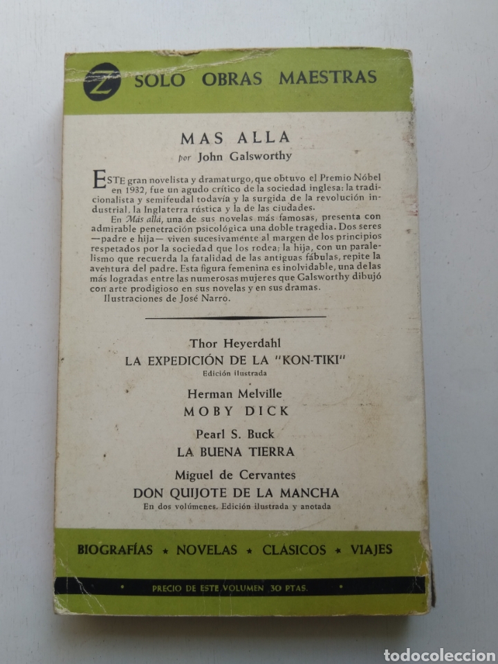 Libros: MAS ALL&Aacute;/JOHN GALSWORTHY - Foto 3
