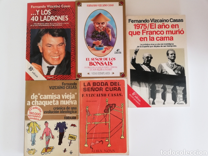 Libros: FERNANDO VIZCA&Iacute;NO CASAS. 5 LIBROS. - Foto 2