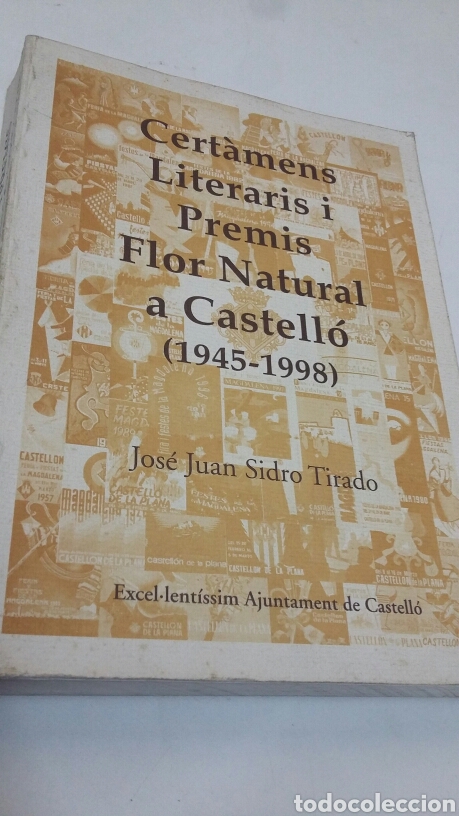 Libros: Premios flor natural Castell&oacute;n