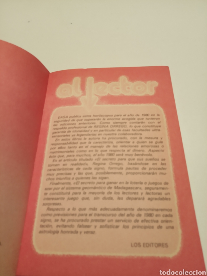 Libros: Hor&oacute;scopo 1989 acuario - Foto 3