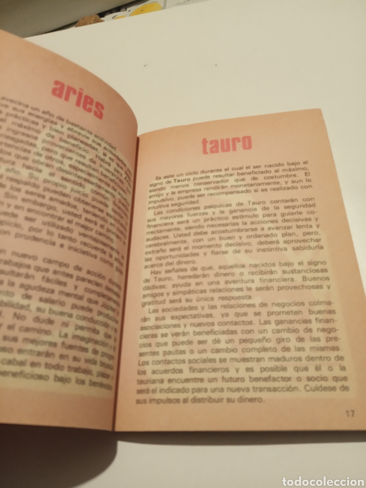 Libros: Hor&oacute;scopo 1989 acuario - Foto 4