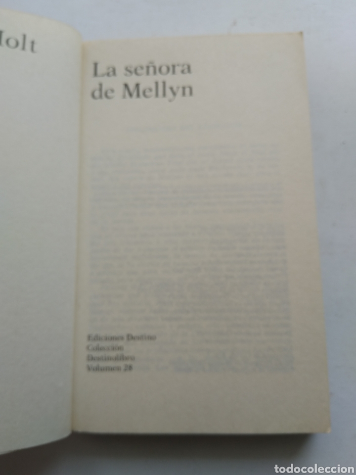 Libros: LA SE&Ntilde;ORA DE MELLYN/VICTORIA HOLT - Foto 2