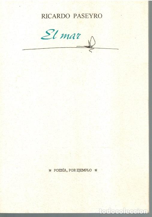 Libros: EL MAR - Ricardo Paseyro - Foto 1