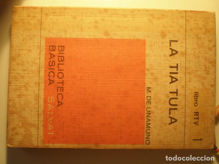 Libros: Unamuno, Miguel La t&iacute;a Tula Salvat 1969 - Foto 1