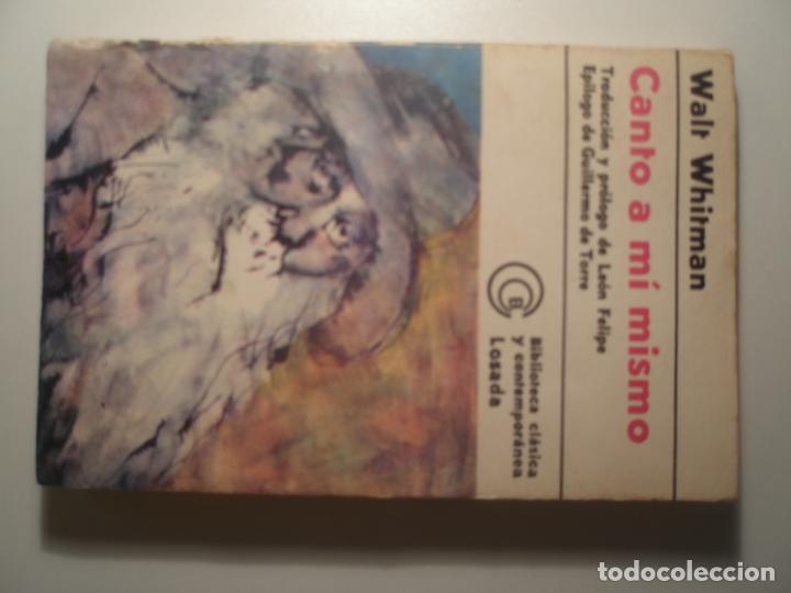 Libros: Whitman, Walt Canto a m&iacute; mismo Losada 1978 - Foto 1