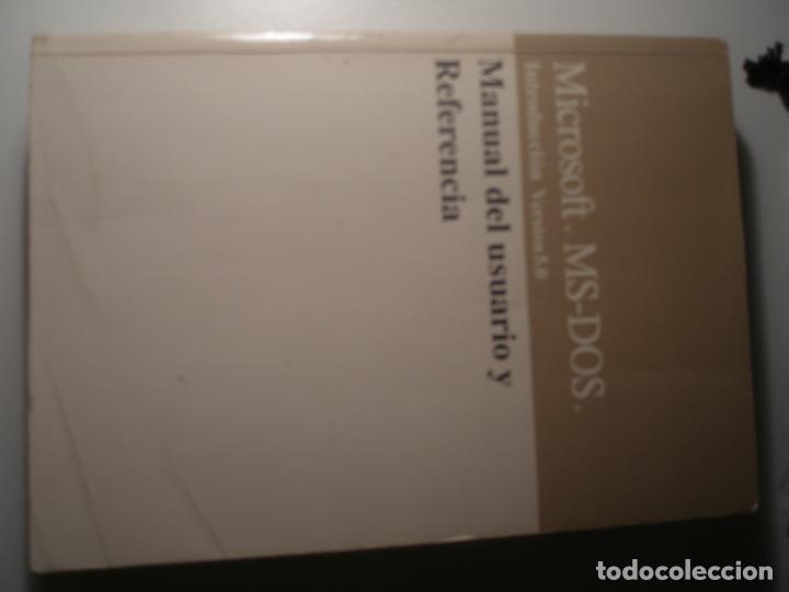 Libros: Microsoft Ms-dos. Introducci&oacute;n Versi&oacute;n 5.0 Manual del usuario y Referencia Microsoft 1991 - Foto 1