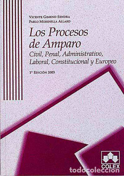 Libros: Los procesos de Amparo - Gimeno Sendra, Vicente - Foto 1