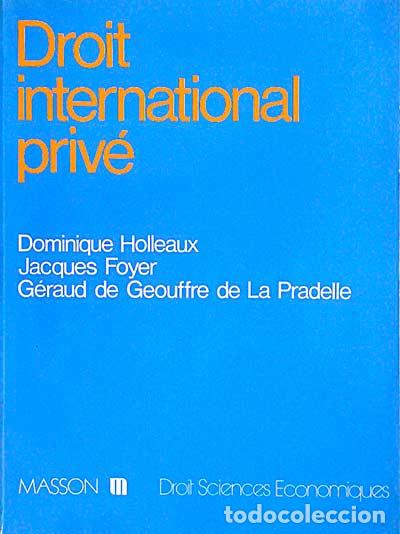 Libros: Droit international priv&eacute; - VV. AA. - Foto 1