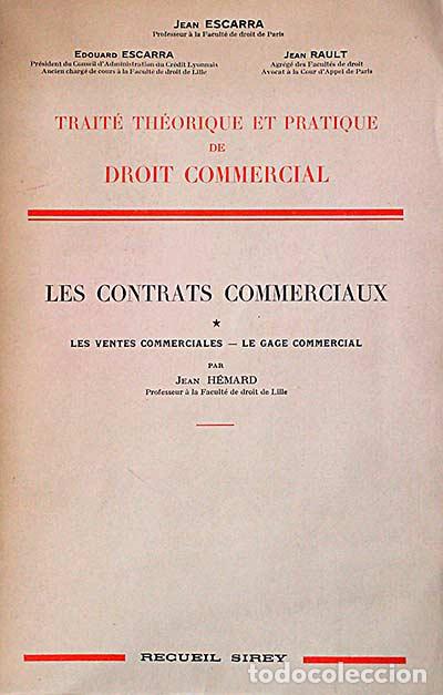 Libros: Les contrats commerciaux - Varios - Foto 1