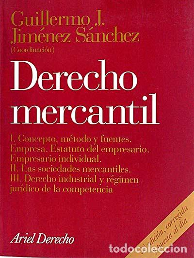Libros: Derecho mercantil - Jim&eacute;nez S&aacute;nchez,Guillermo - Foto 1