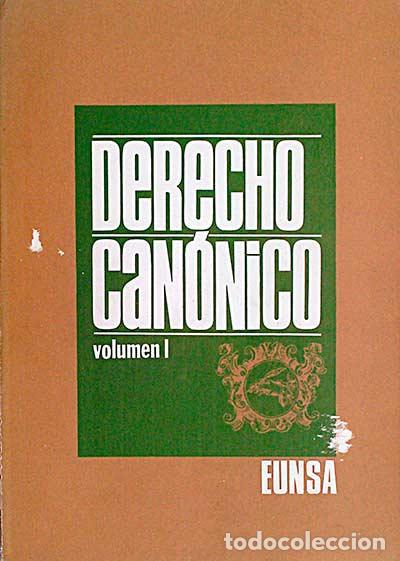 Libros: Derecho can&oacute;nico I - Varios - Foto 1