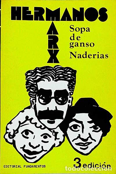 Libros: Sopa de gansos / Nader&iacute;as - Hermanos Marx - Foto 1