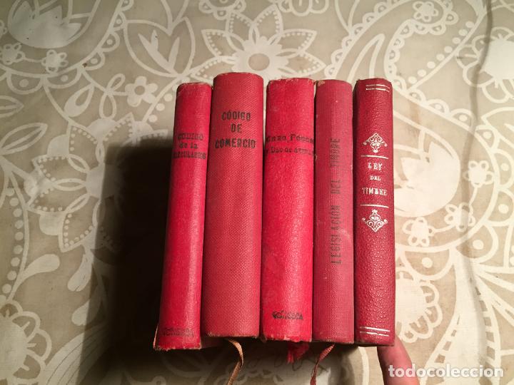 Libros: Antiguos 5 libros codigo del timbre, codigo del comercio, codigo de la circulaci&oacute;n etc edit. Gongora - Foto 17