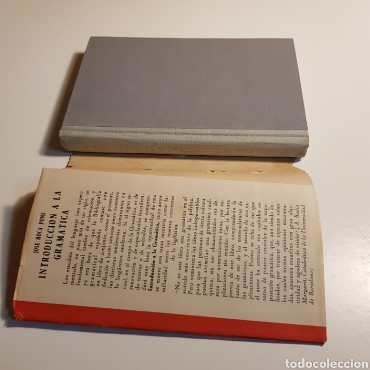 Libros: INTRODUCCI&Oacute;N A LA GRAM&Aacute;TICA II 1960 JOSE ROCA PONS - Foto 2