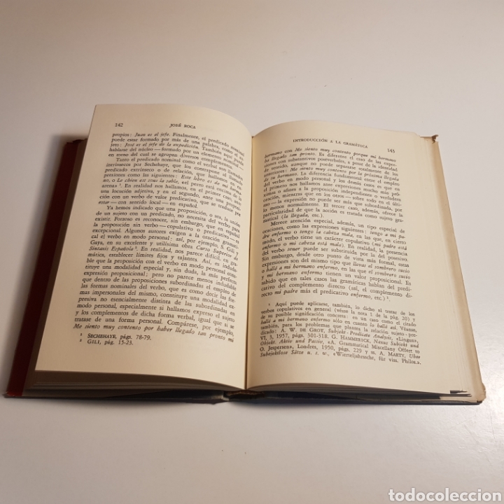 Libros: INTRODUCCI&Oacute;N A LA GRAM&Aacute;TICA II 1960 JOSE ROCA PONS - Foto 6