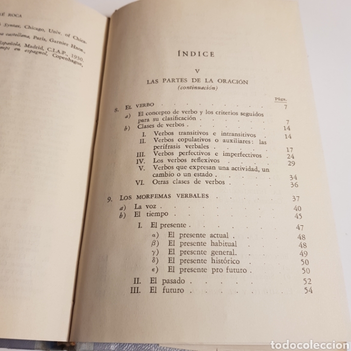 Libros: INTRODUCCI&Oacute;N A LA GRAM&Aacute;TICA II 1960 JOSE ROCA PONS - Foto 7