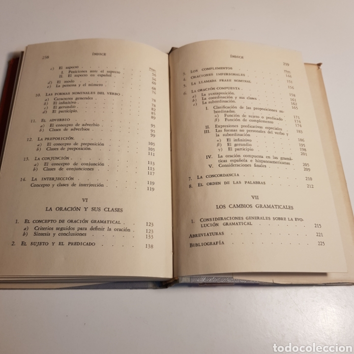 Libros: INTRODUCCI&Oacute;N A LA GRAM&Aacute;TICA II 1960 JOSE ROCA PONS - Foto 8