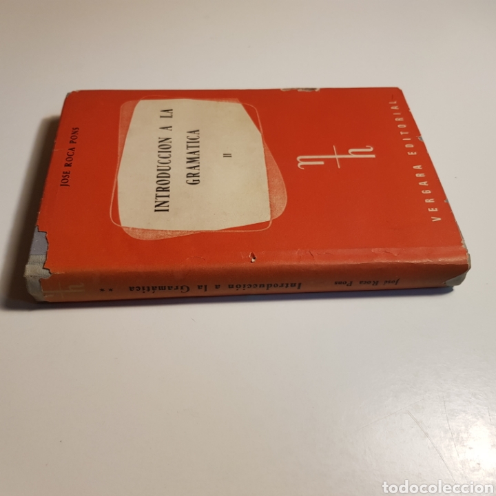 Libros: INTRODUCCI&Oacute;N A LA GRAM&Aacute;TICA II 1960 JOSE ROCA PONS - Foto 10