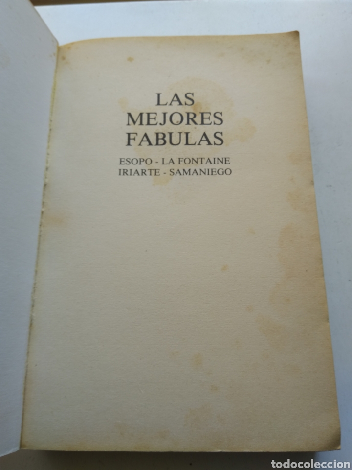 Libros: LAS MEJORES F&Aacute;BULAS/VV.AA. - Foto 2