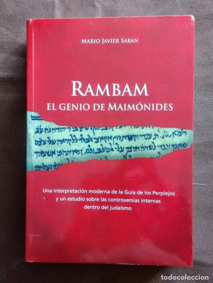 Libros: RAMBAM. EL GENIO DE MAIM&Oacute;NIDES - MARIO JAVIER SABAN. - Foto 1