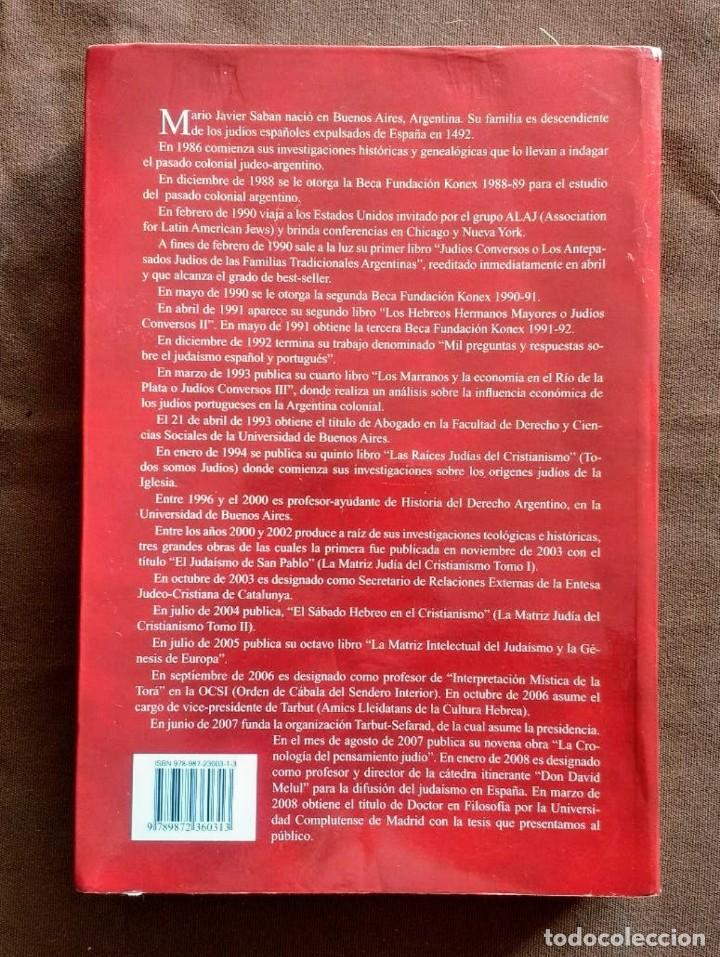 Libros: RAMBAM. EL GENIO DE MAIM&Oacute;NIDES - MARIO JAVIER SABAN. - Foto 2