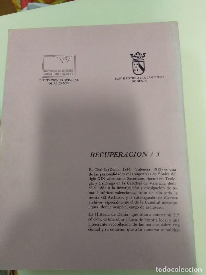 Libros: Historia de Denia. - CHAB&Aacute;S, Roque: - Foto 2