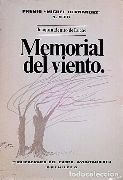 Libros: Memorial del viento - Benito de Lucas, Joaqu&iacute;n - Foto 1