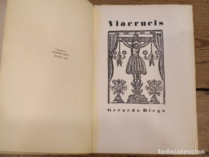 Libros: DIEGO, Gerardo. - VIACRUCIS. - Foto 3