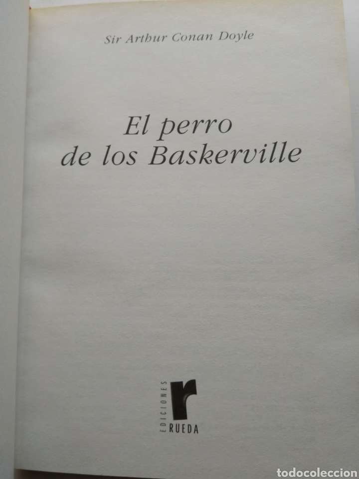 Libros: EL PERRO DE LOS BASKERVILLE/ARTHUR CONAN DOYLE - Foto 2