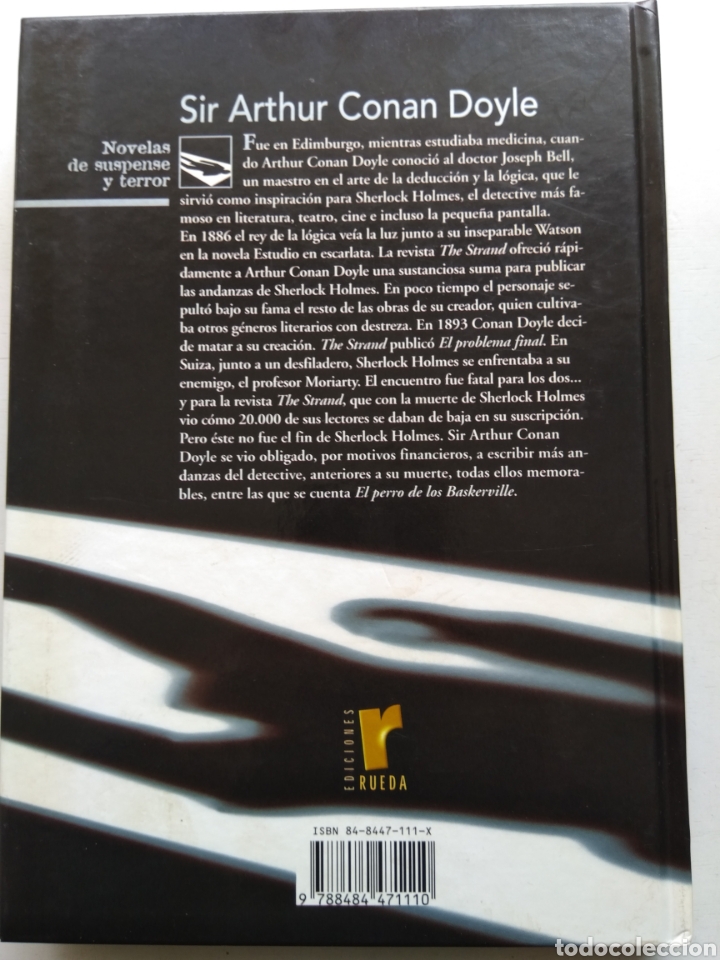 Libros: EL PERRO DE LOS BASKERVILLE/ARTHUR CONAN DOYLE - Foto 3