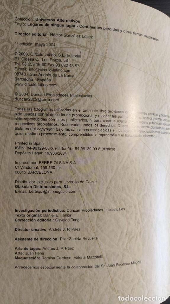 Libros: LUGARES DE NINGUN LUGAR. DANIEL E. TANGIR. Circulo Latino 2004. - Foto 7