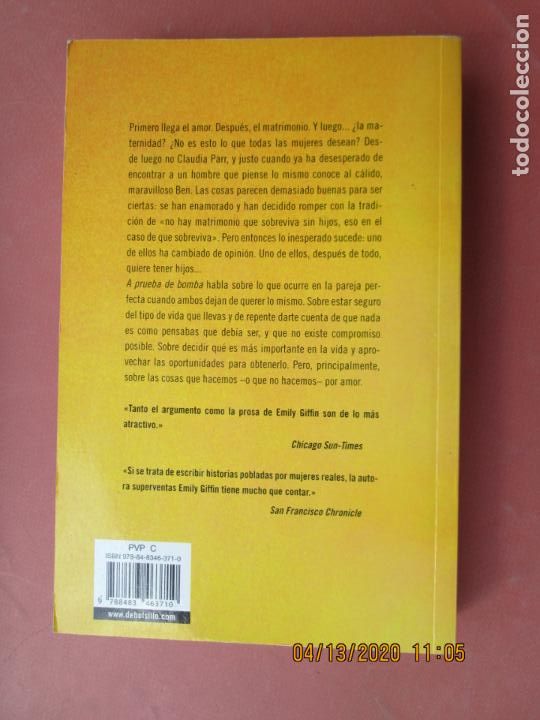 Libros: A PRUEBA DE BOMBA - EMILY GIFFIN - Foto 2
